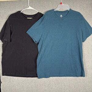 American Giant Polo Shirt Mens XL Black Short Sleeve Cotton Collared Premium USA